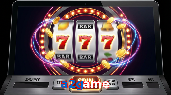 Main screen of A2game slots page for PK players